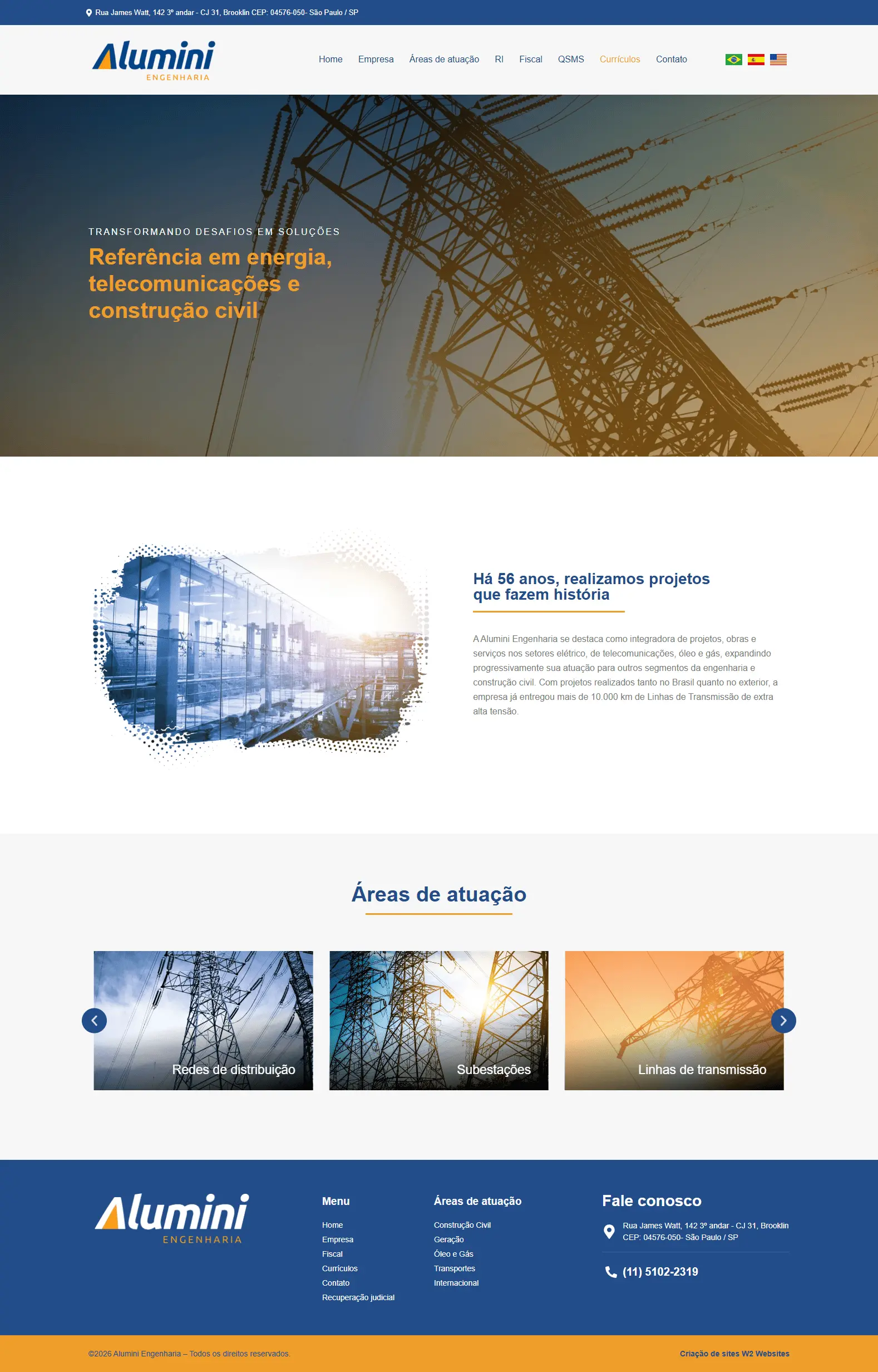Site Alumini Engenharia — Engenharia Civil