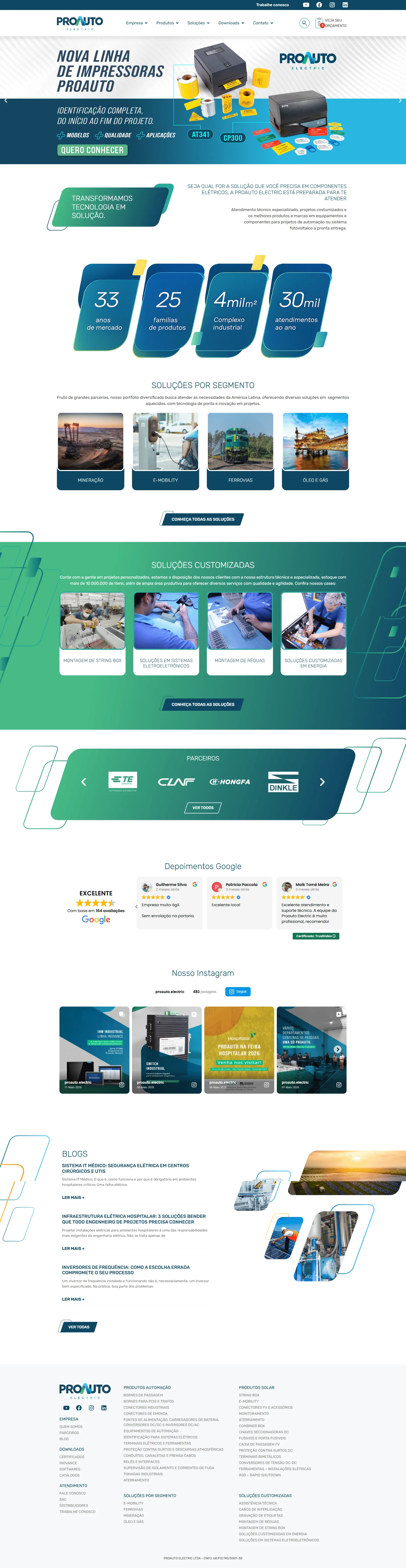 Site Proauto Electric